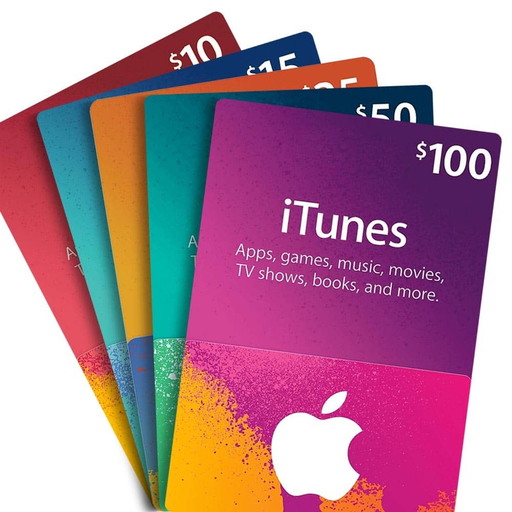 iTunes gift card US